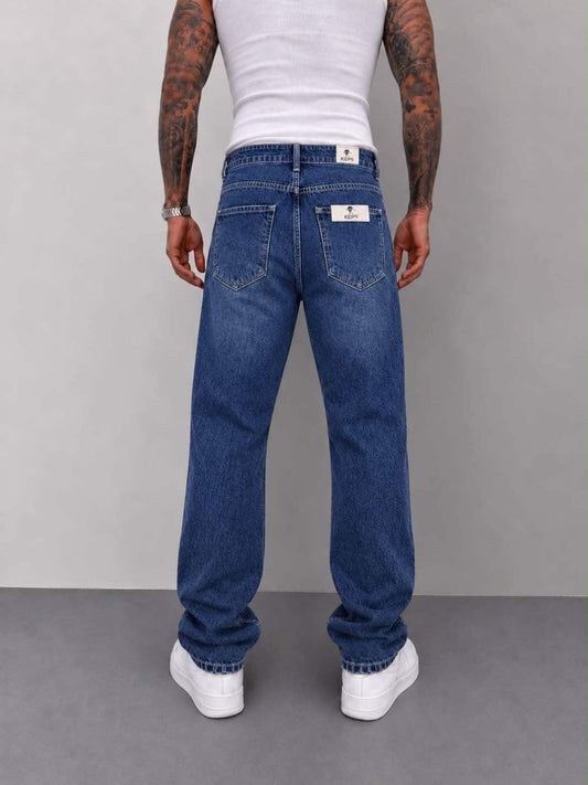 KEPS(921) MAVİ BAGGY JEANS