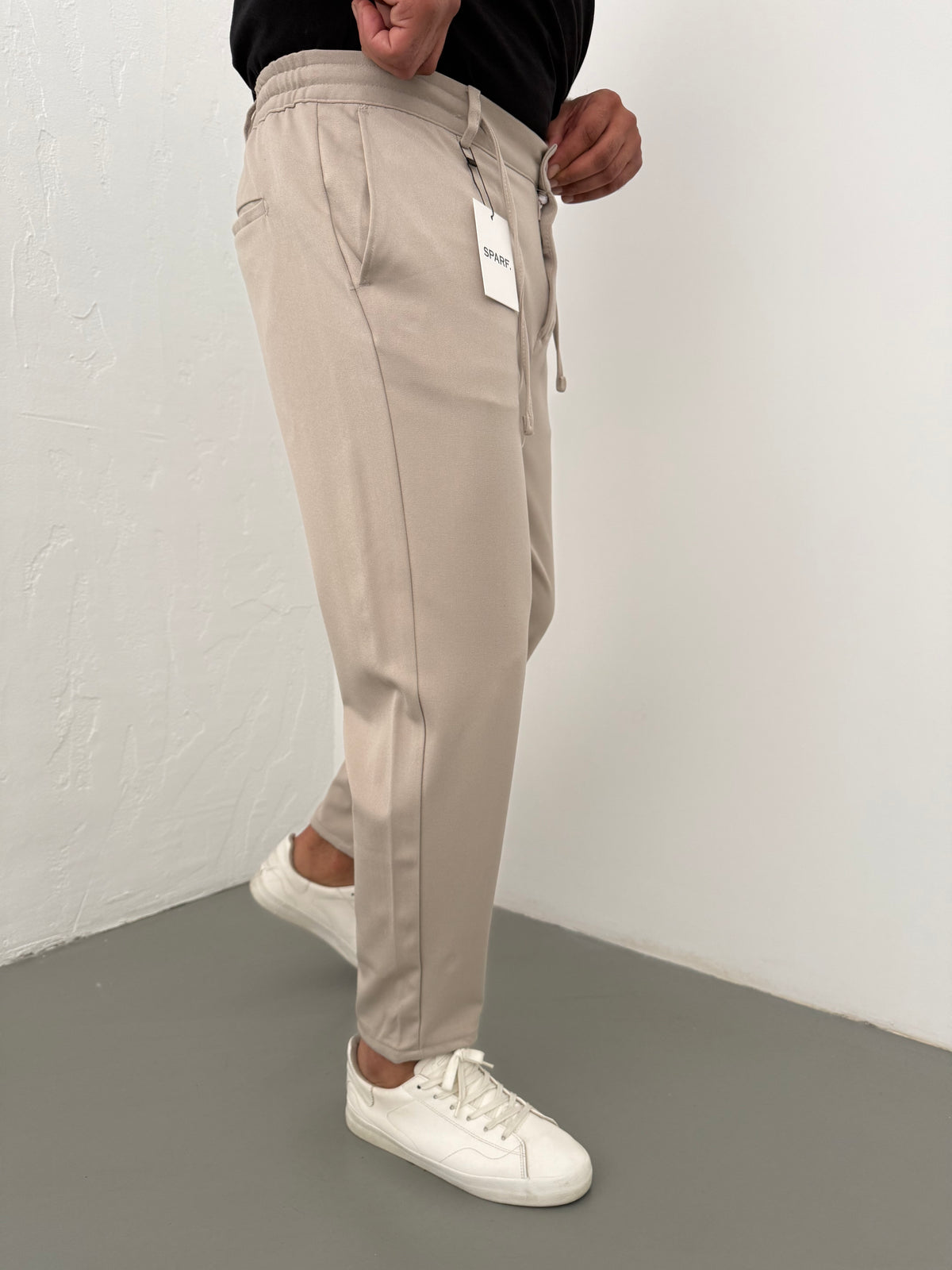 SPARF(4092) BEJ BOYFREND PANT