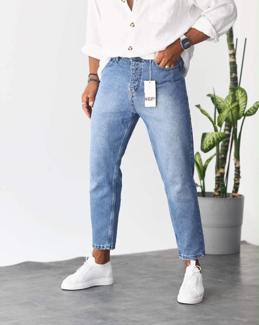 KEPS(1155) MAVİ BOYFREND JEANS