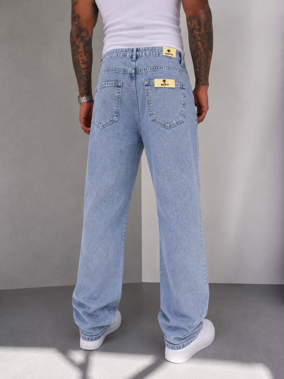 KEPS(1046) MAVİ BAGGY JEANS