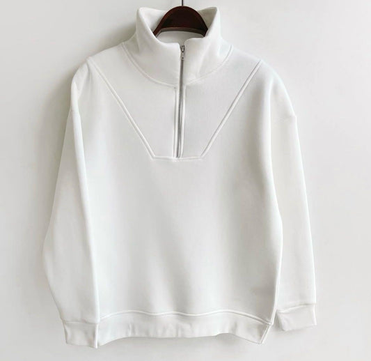 YARIMFERMUAR SWEATSHIRT