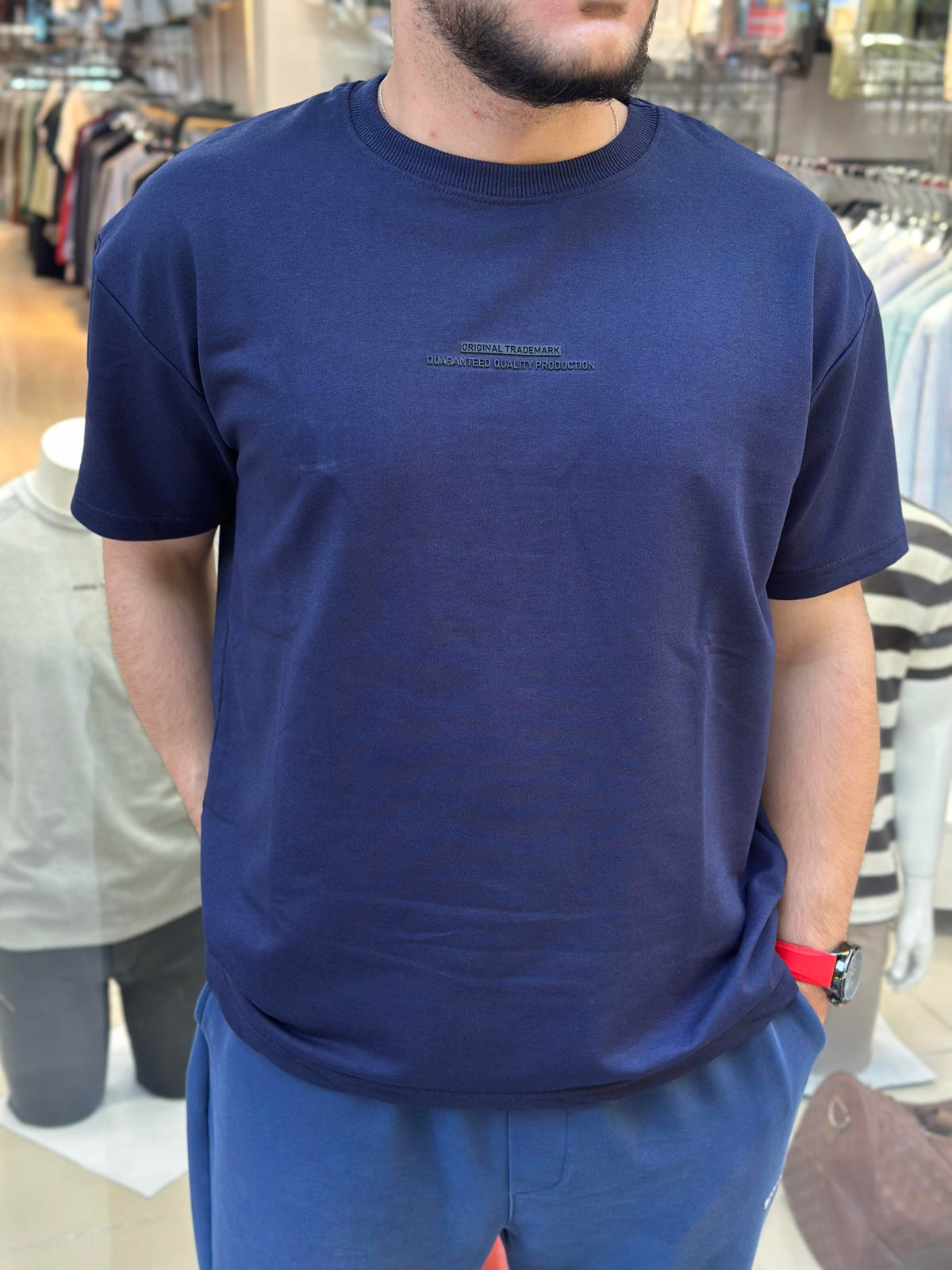 MAN (2096) LACİVERT TSHIRT