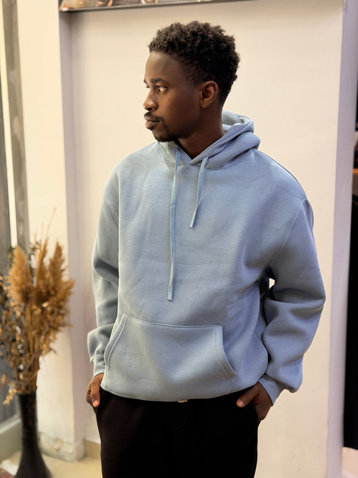 BLOWUP(W26-03)P.MAVİ DÜZ SWEAT