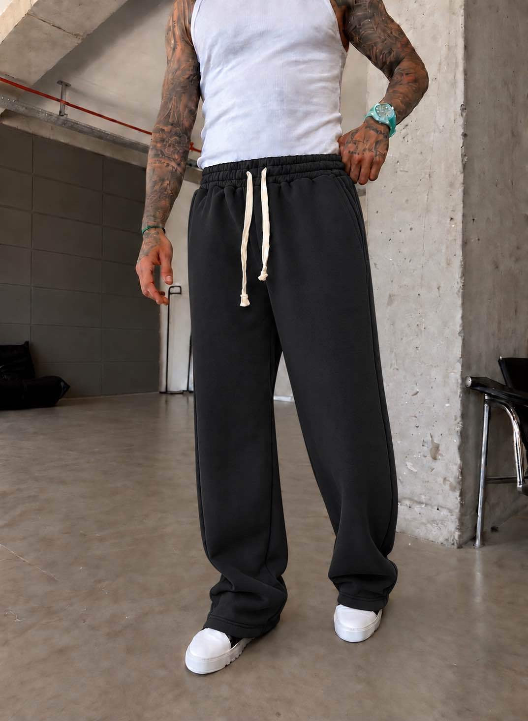 KEPS(7030) SİYAH BAGGY EŞOFMAN