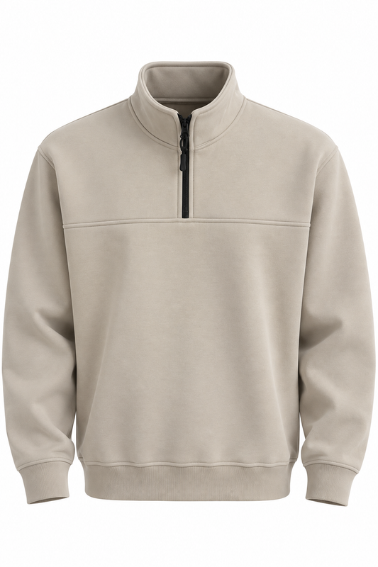 WP(A-85) Y.FERMUAR BEJ SWEAT