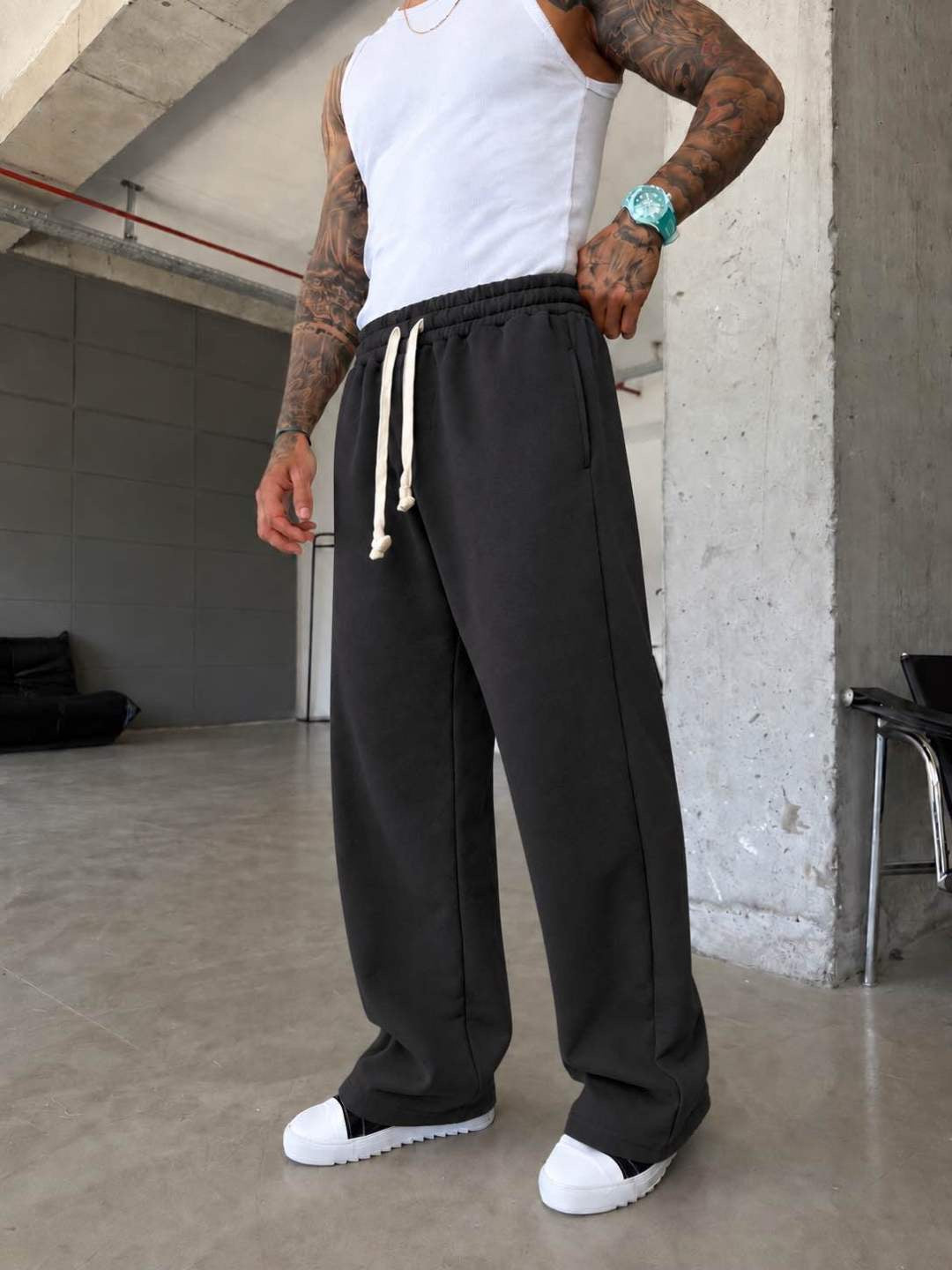 KEPS(7030) SİYAH BAGGY EŞOFMAN