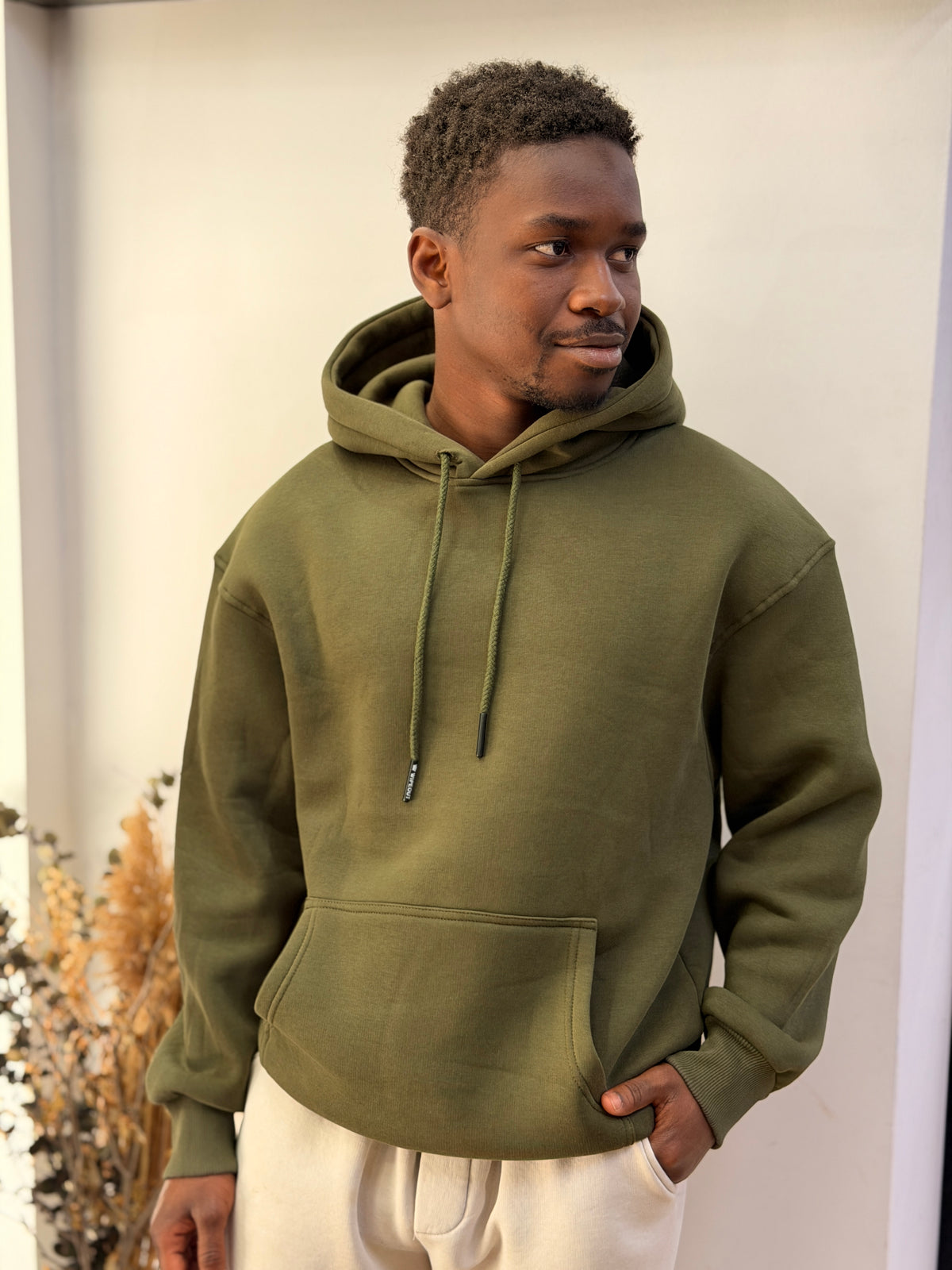 WP(A-83) HAKİ KAPŞONLU SWEAT