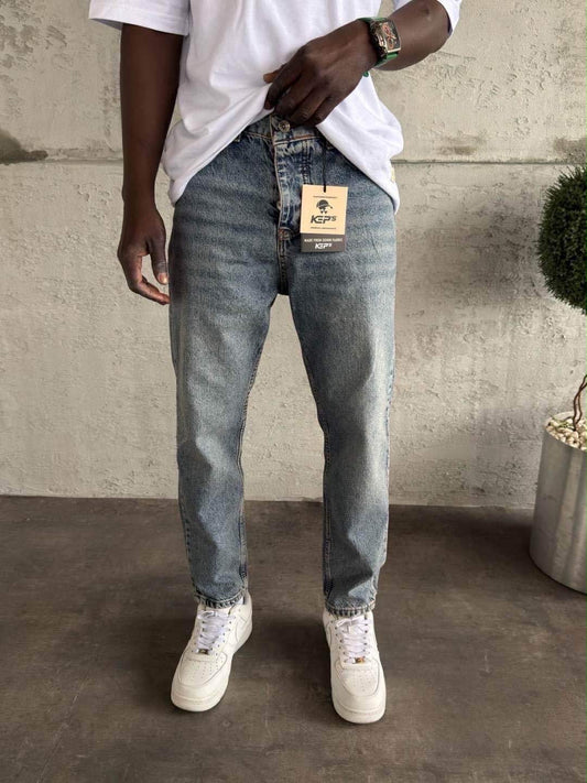 KEPS(1141) MAVİ BOYFREND JEANS