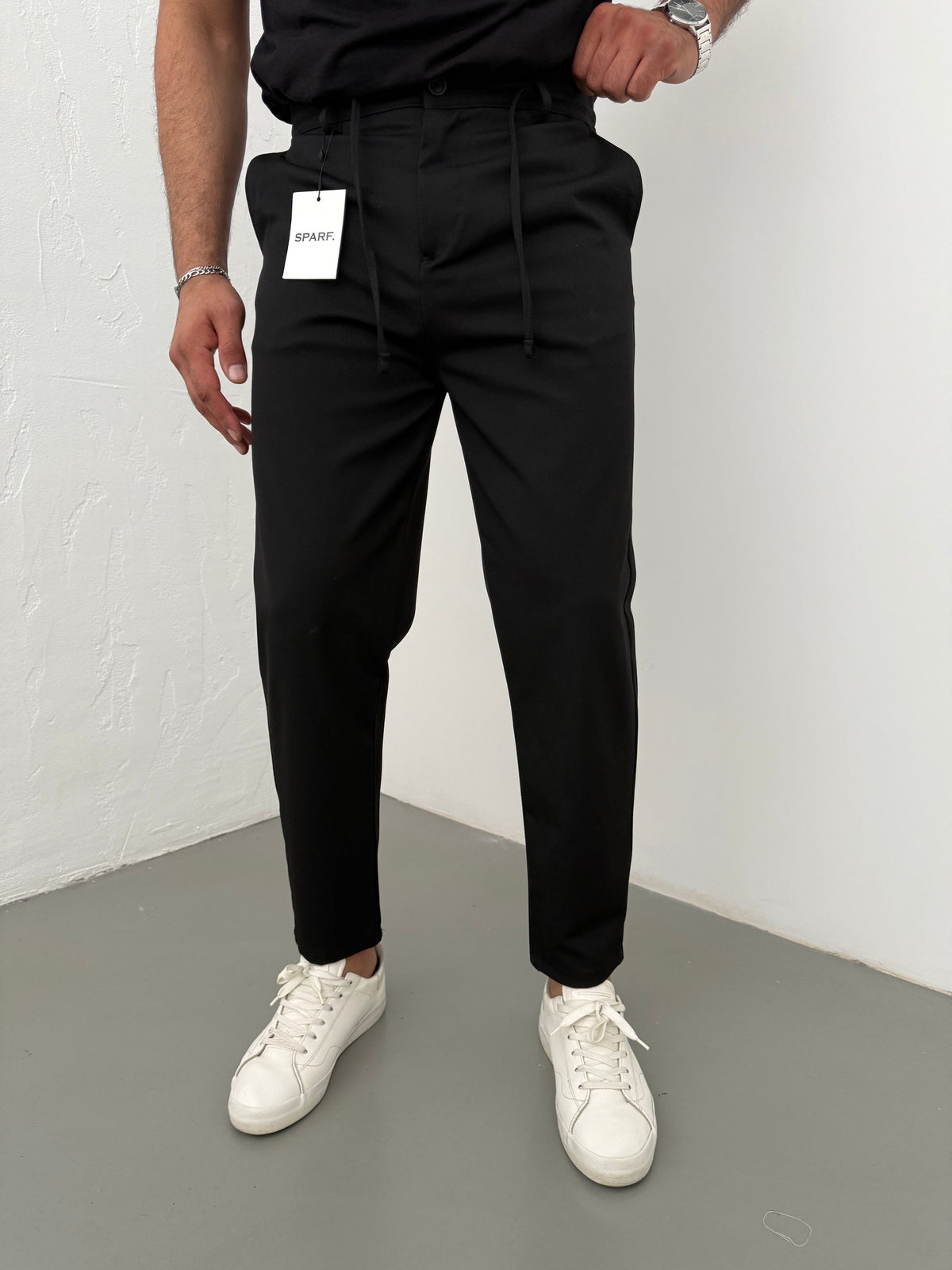 SPARF(4092) SİYAH BOYFREND PANT