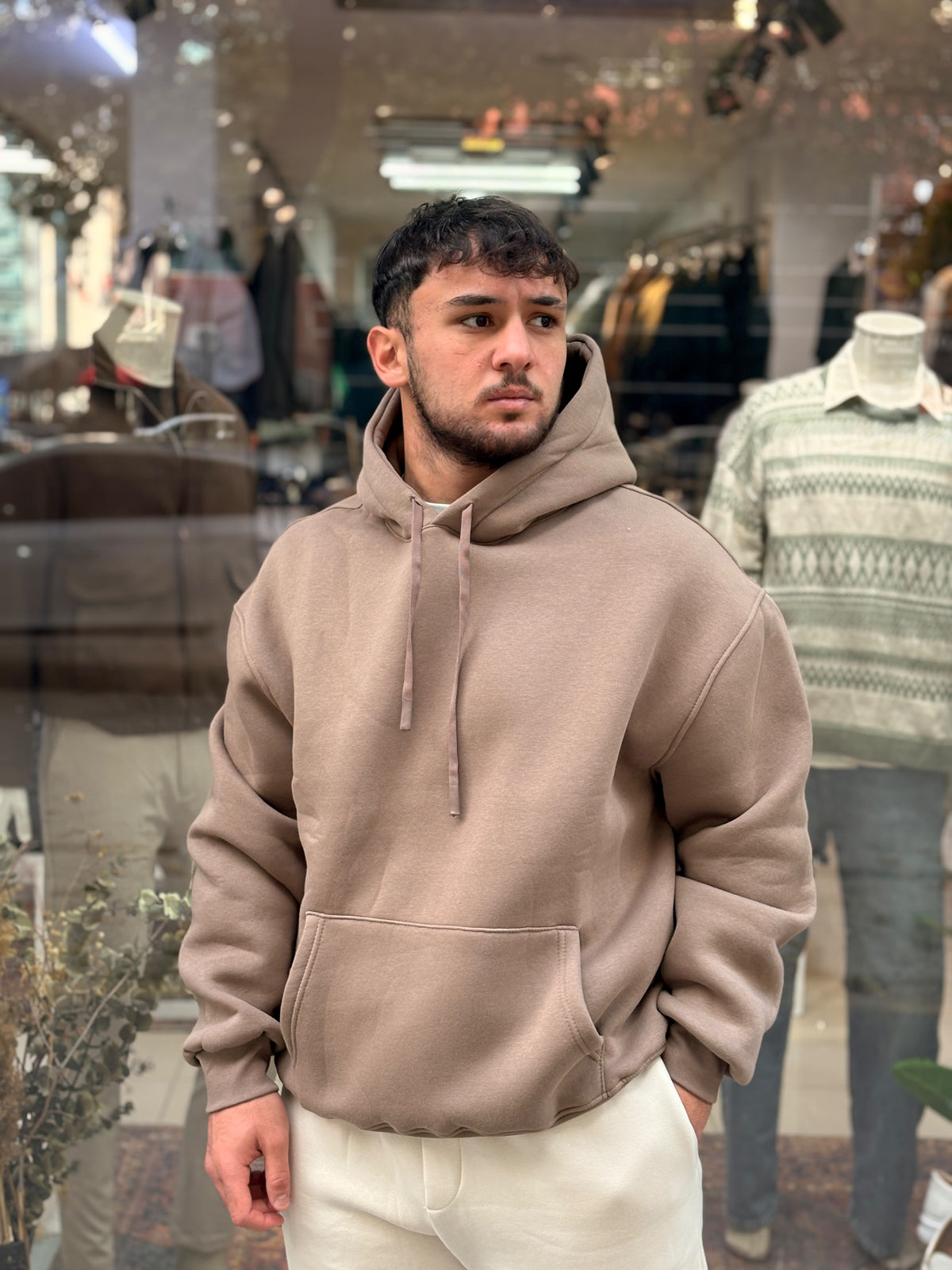 BLOWUP(W26-03) KAHVE BASİC SWEAT