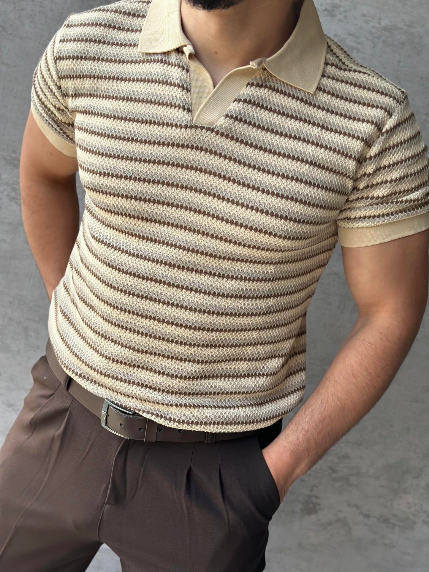 DEEPMAN(2502) YAKALI TRİKO POLO YAKA