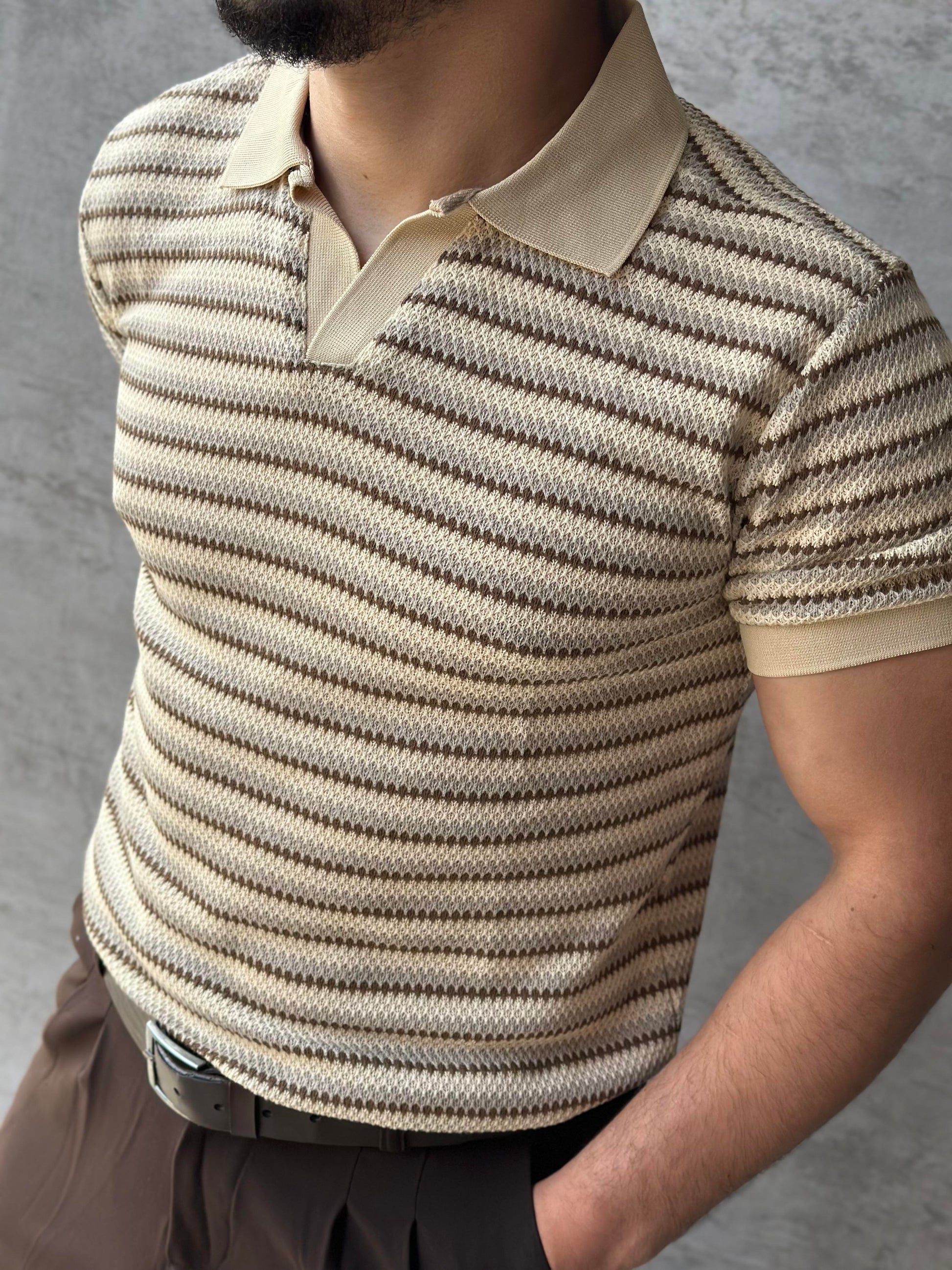 DEEPMAN(2502) YAKALI TRİKO POLO YAKA