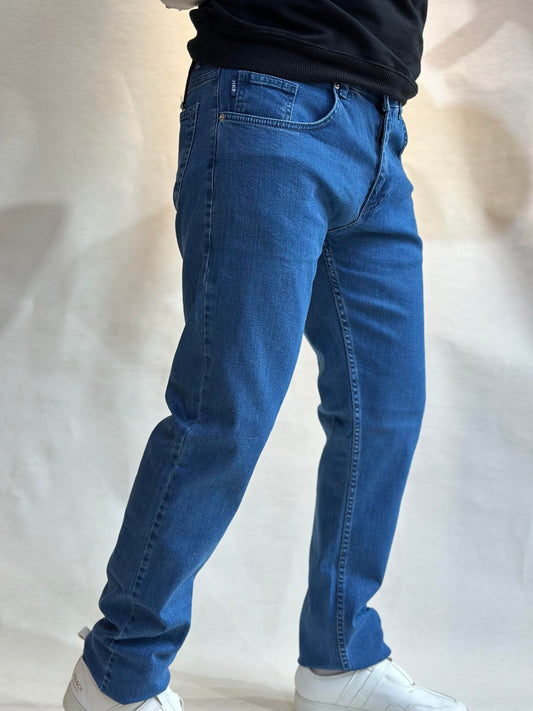 REGULAR KESİM BATTAL BEDENLİ KOT PANTOLON (640)