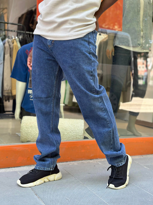 MAN(109)BAGGY LACİVERT JEANS