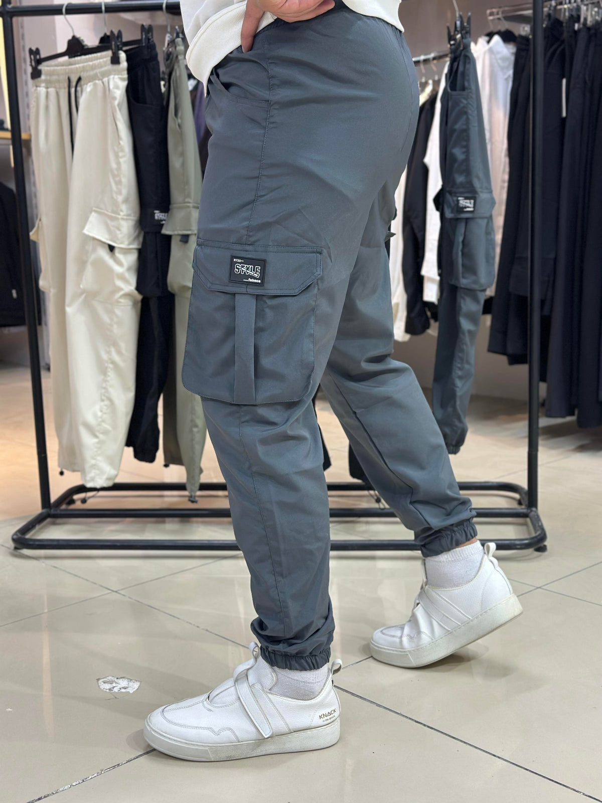 MAN(2043)FÜME LASTİKLİ EŞOFMAN