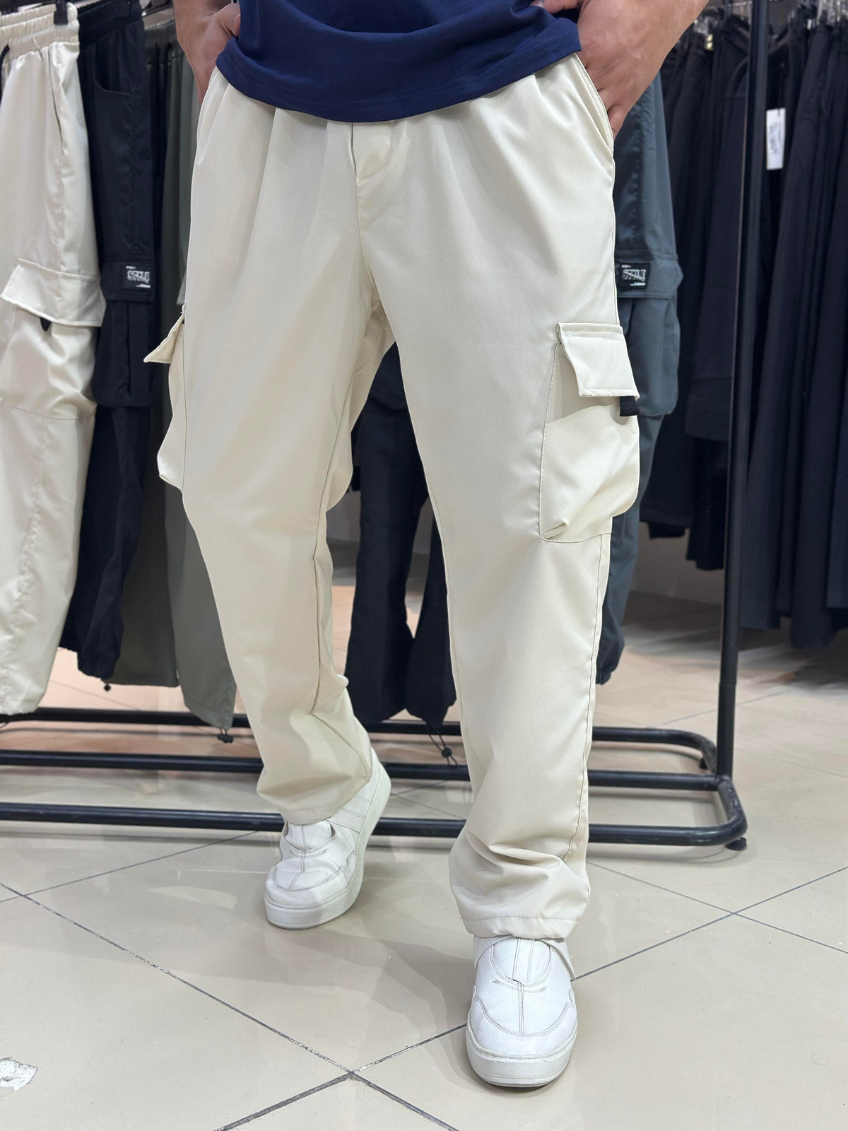 MAN(2087)BEJ BAGGY EŞOFMAN