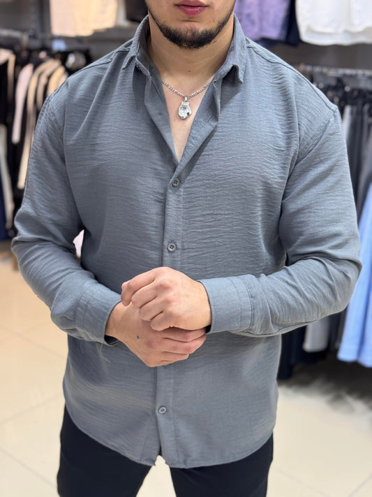 MAN (037) GRİ GÖMLEK