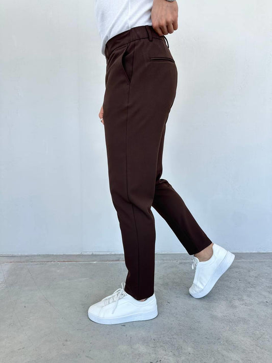 WE11 (5061) JOGER PANTALON KAHVERENGİ