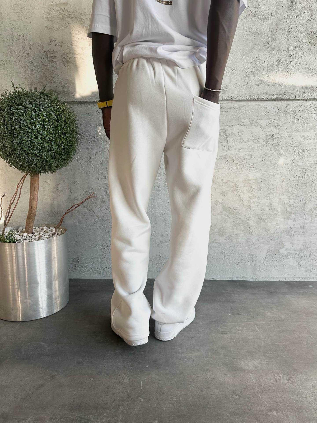 KEPS(7030) BEYAZ BAGGY EŞOFMAN