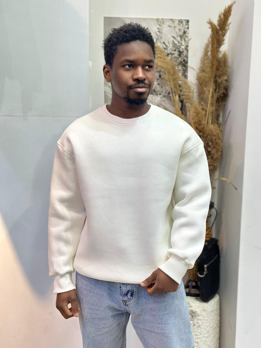 MAN(7623) BEYAZ SWEAT