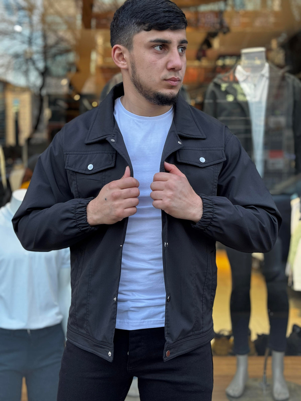 YAKALI MEVSİMLİK MONT