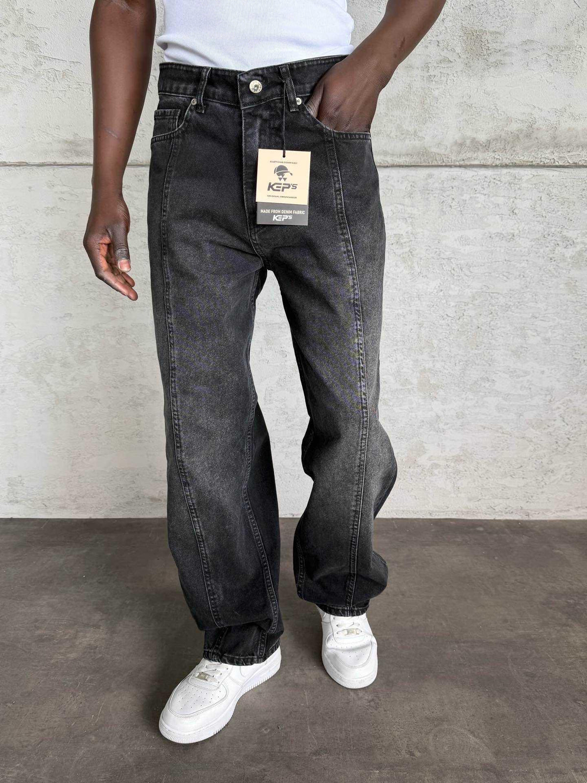 KEPS (961) FÜME ÇİZGİLİ BAGGY