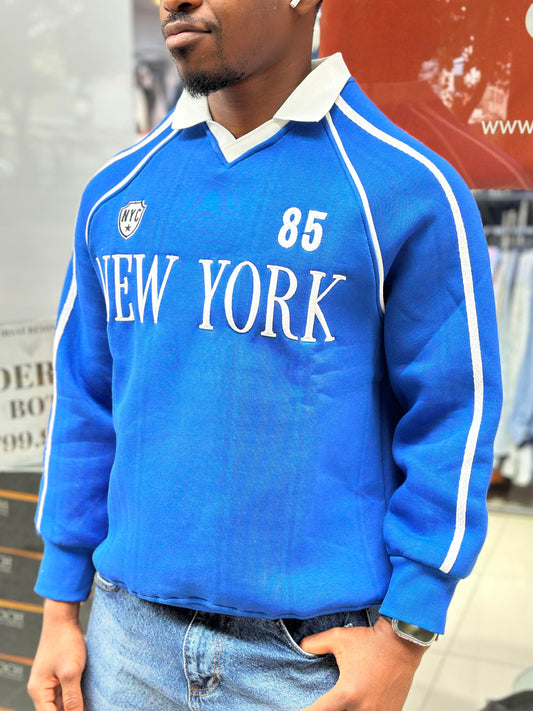 SAKS YAKALI SWEAT(W25H-17)