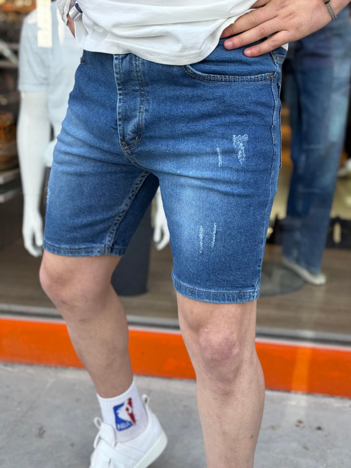 KOYU MAVİ ŞORT