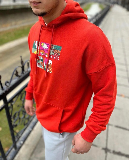 MANTAR DESENLİ SWEATSHIRT