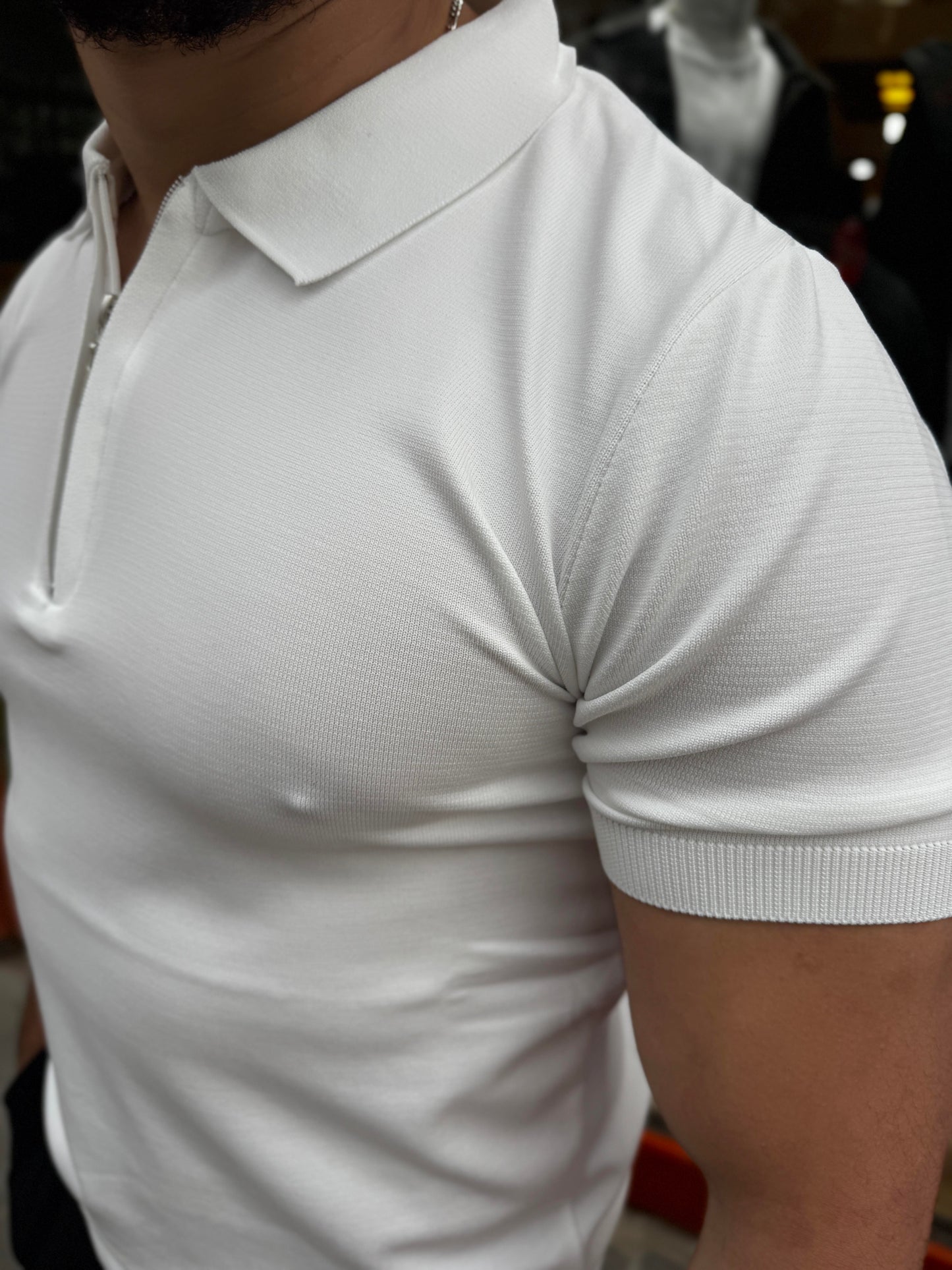 WİPEOUTE (1088) YARIM FERMUAR YAKALI TSHIRT