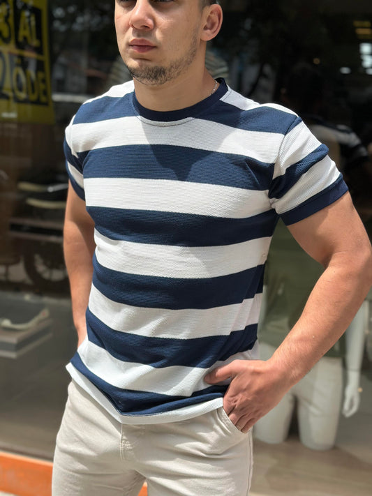 DEEPMAN(9698) ÇİZGİLİ TSHIRT