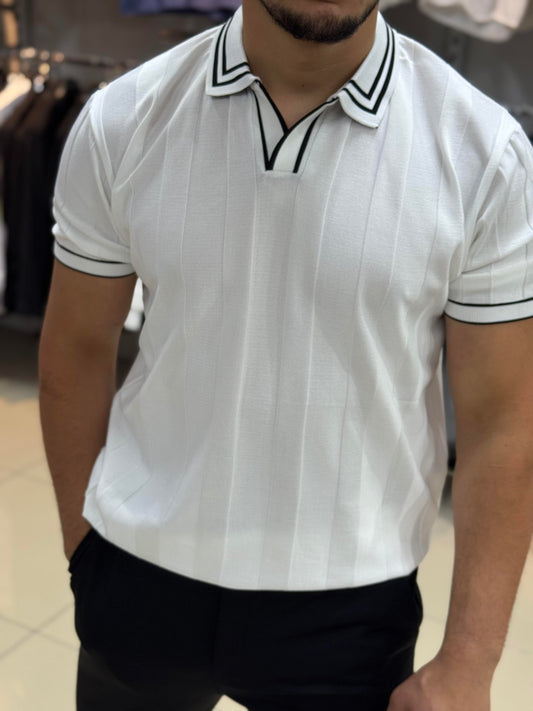 PLUS BARKOD (3776) ÇİZGİLİ TSHIRT