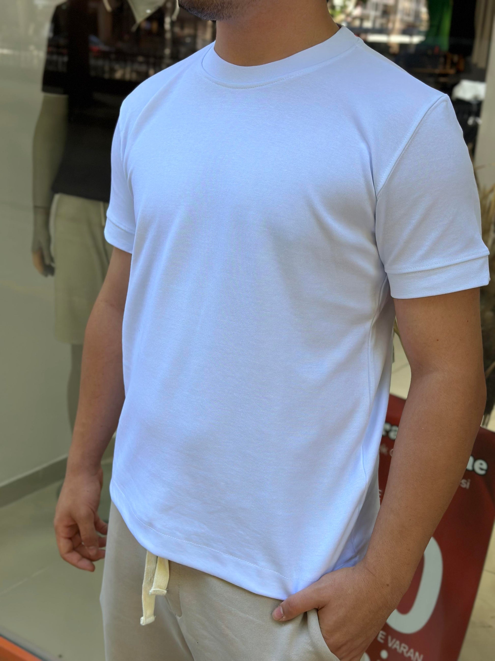 WOLE(2117) BASİCDÜZ TSHIRT