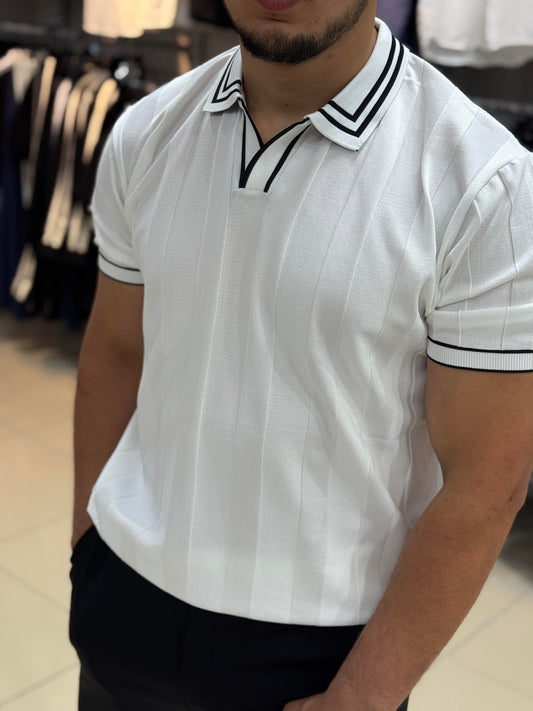 PLUS BARKOD (3776) ÇİZGİLİ TSHIRT