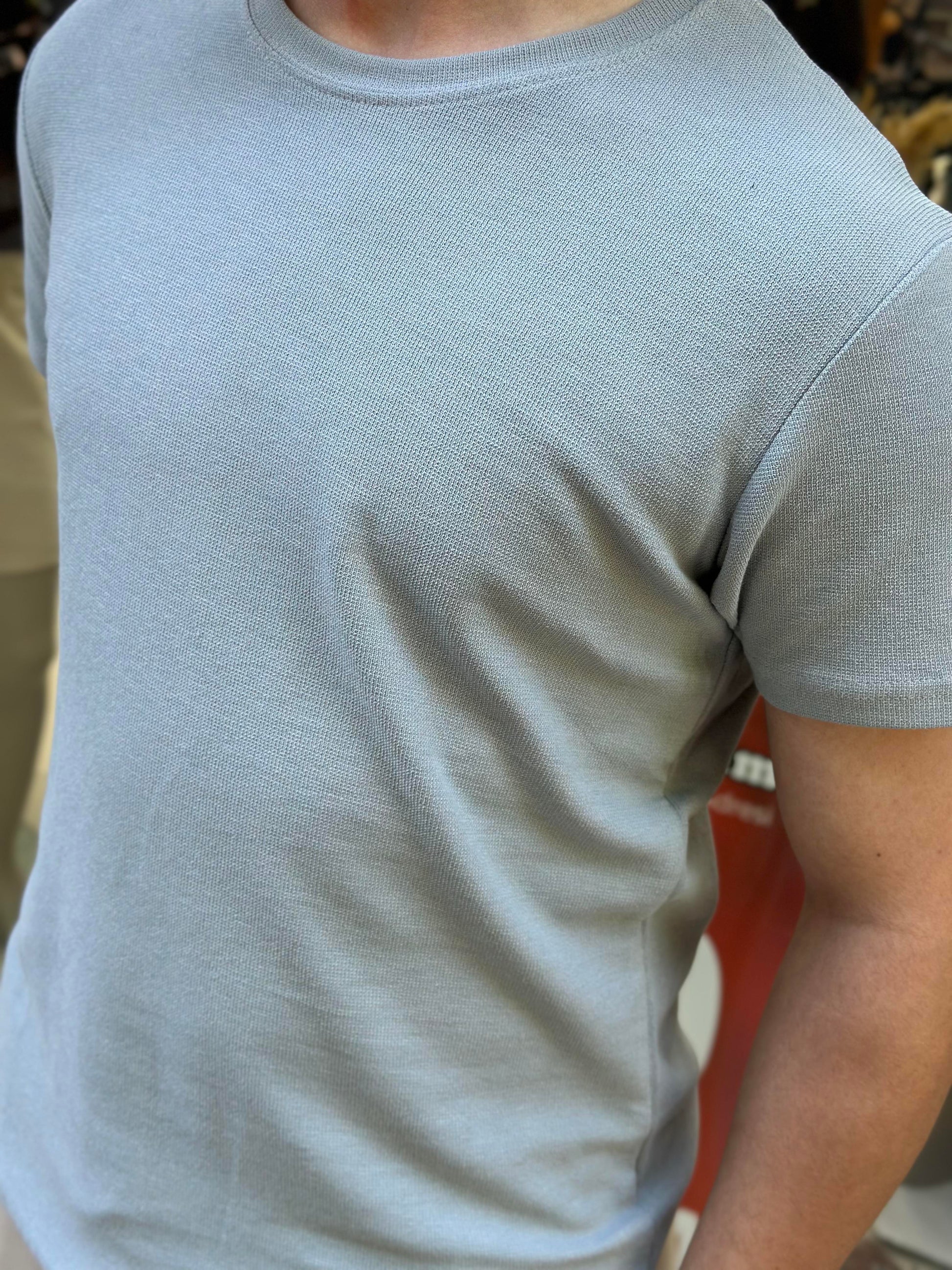 WOLE(2185) WAFFLE TSHIRT